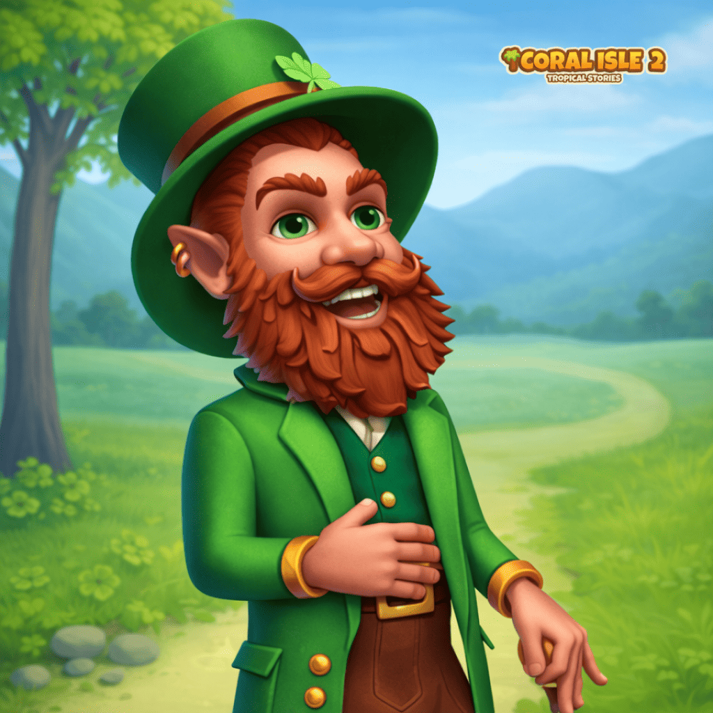 Puzzle de pub con figura con jarra en un paisaje verde abierto, colección Encuentros en el pub